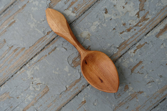 Little Leaf Spoon in Cherry